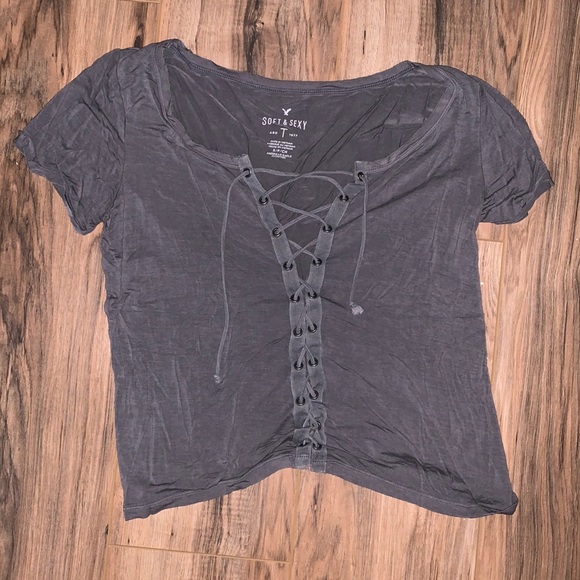 front laced top - Picture 2 of 2